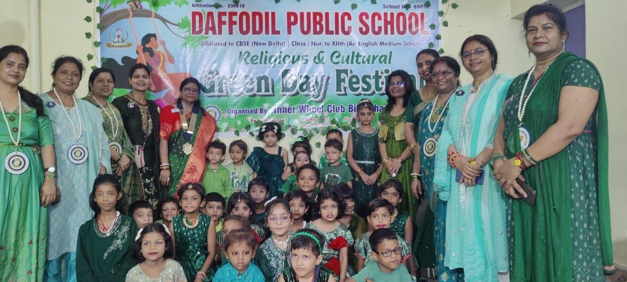 Inner Wheel Club gave the message of health of newborns on breastfeeding week, Green Day Festival was celebrated in Daffodil School