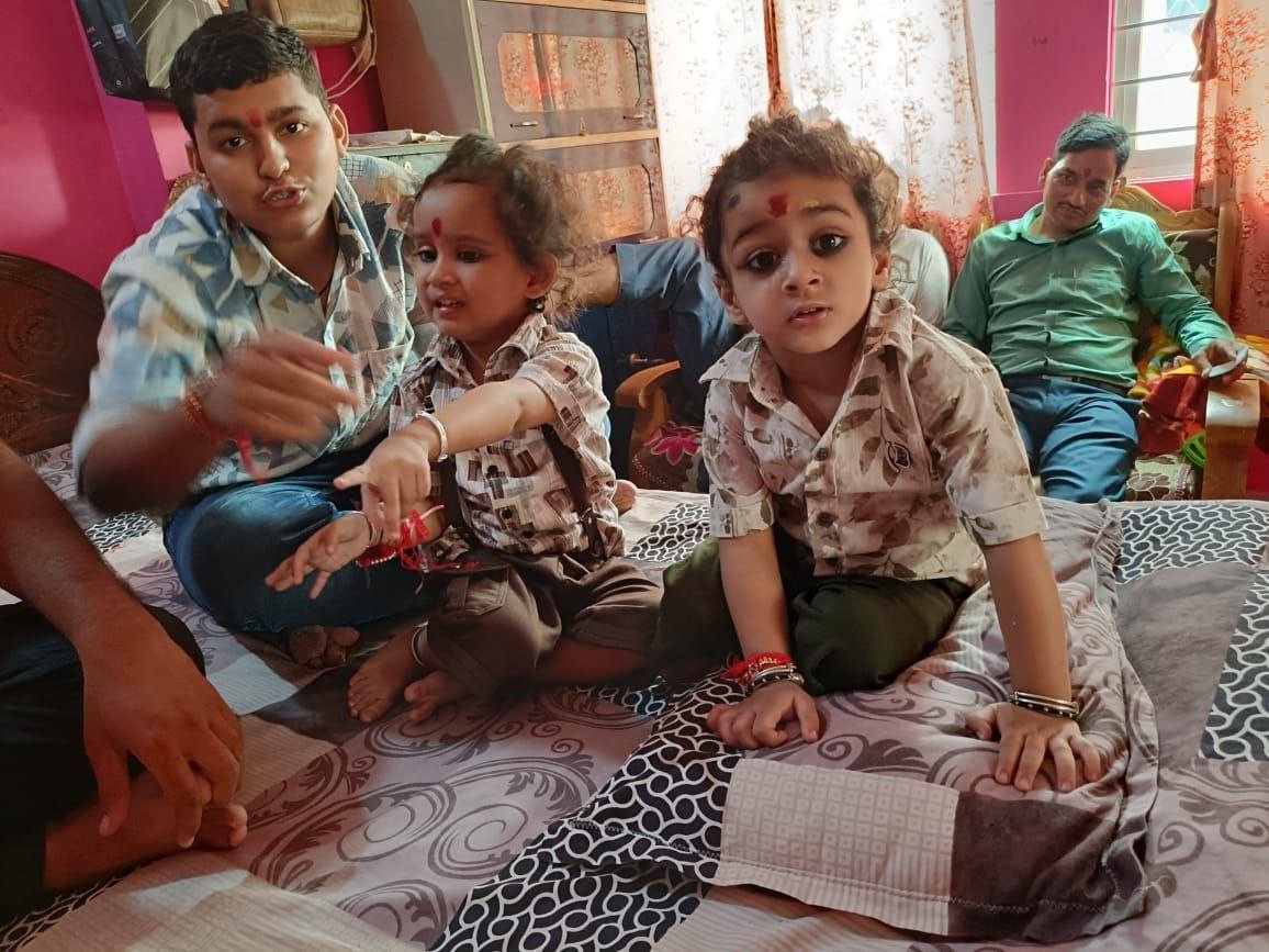 Raksha Bandhan festival was celebrated with great pomp in Tharthari block