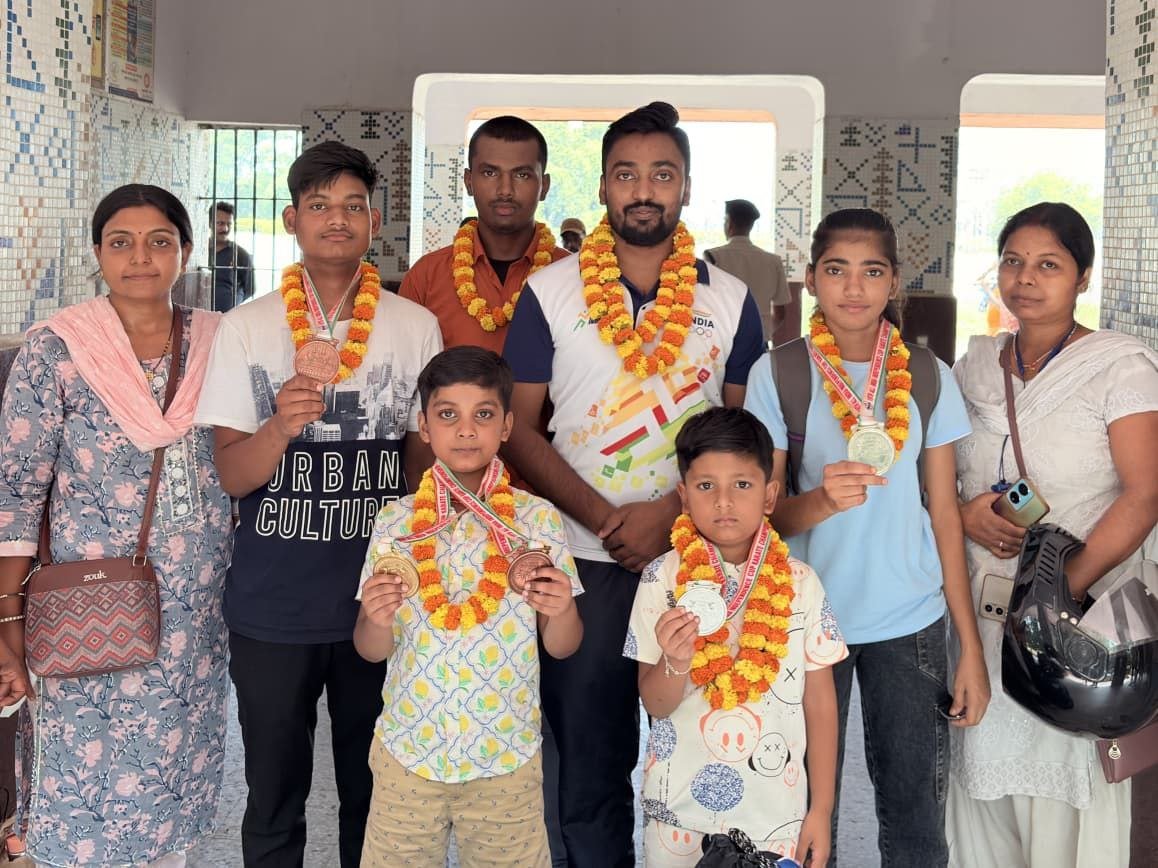 Nalanda's daughter Muskan won silver medal in New Delhi, academy players raised the flag of Bihar