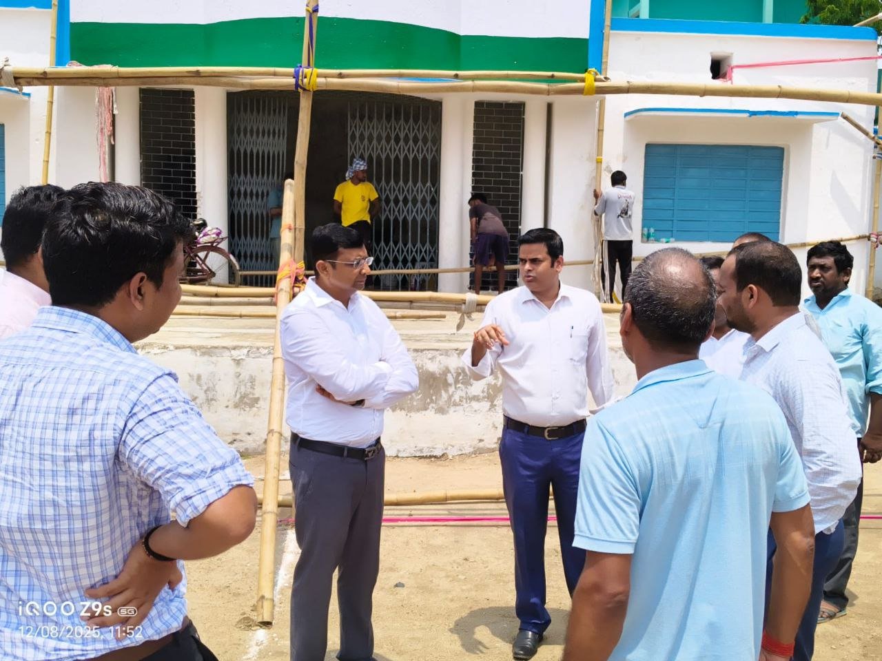 DM inspected Sogra High School regarding preparations for Independence Day 2025