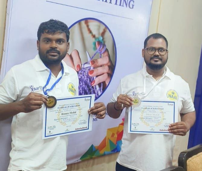 Nalanda's Dheeraj Kumar won medals in Assam Abilympics, wave of happiness in the disabled community