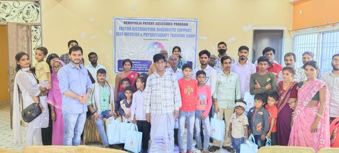 Free camp and awareness camp organized for hemophilia patients in Bihar Sharif
