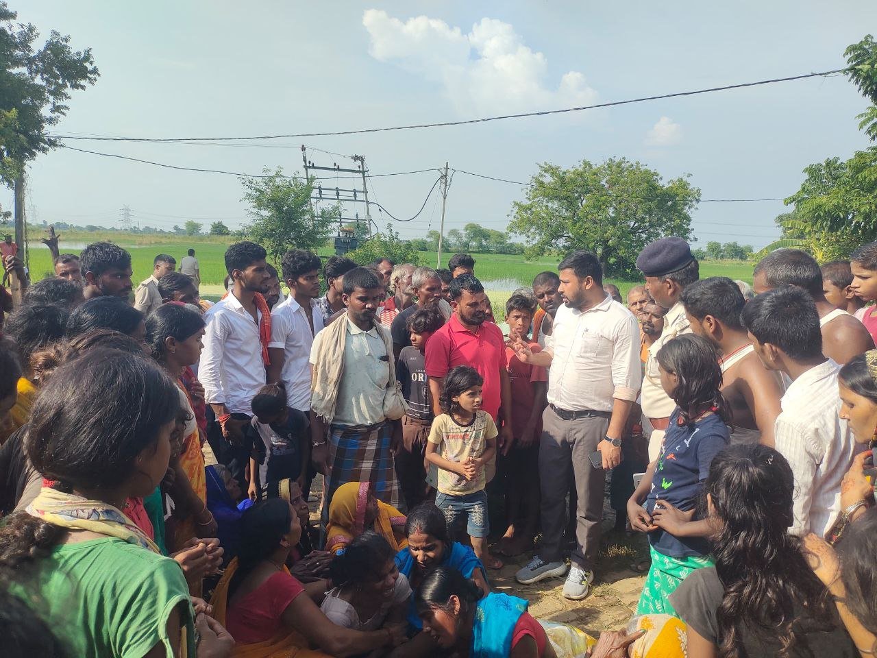 Accident among girls who went to collect soil on Teej, 13-year-old Varsha died due to drowning, one admitted in hospital