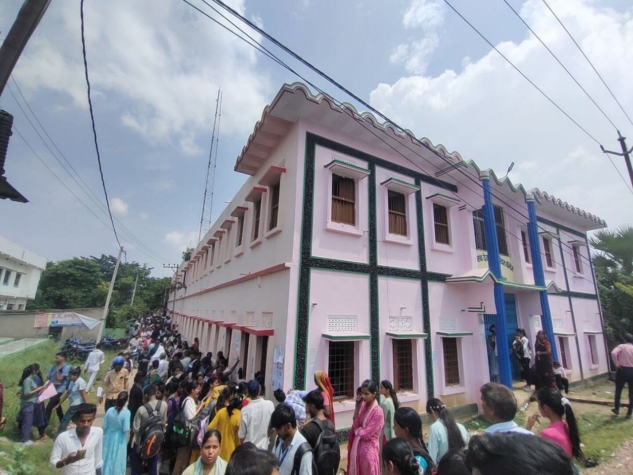 Graduation second semester examination started in GDM College Harnaut, examination completed peacefully on the first day