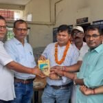 Two engineers were given an emotional farewell at Harnaut Railway Factory