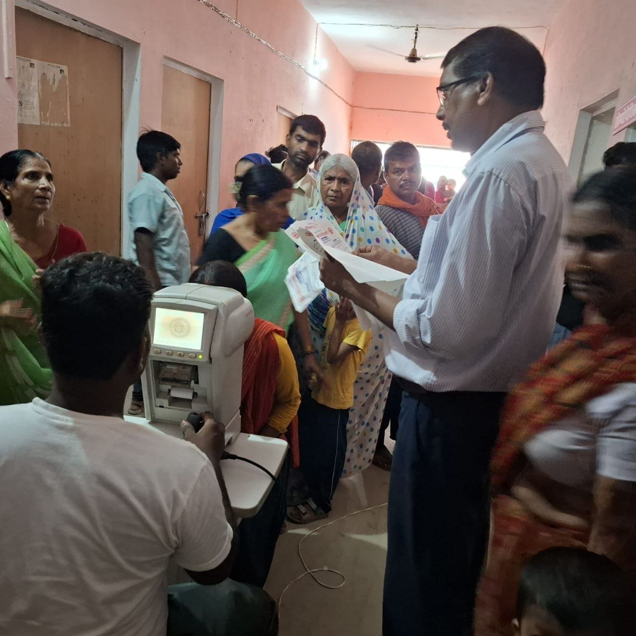 Red Cross Society organised a free health check-up camp, 220 people benefitted