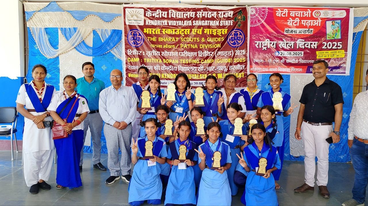 Scout-Guide Third Step Testing Camp in Harnaut: Discipline and enthusiasm resonated on National Sports Day