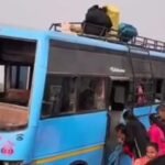 Bus returning from wedding met with an accident on Kanchanpur Overbridge, one dead