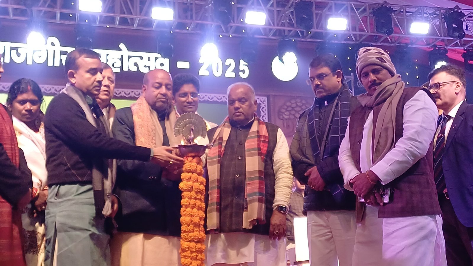 Rajgir Mahotsav 2025 inaugurated with great pomp and show, souvenir released in the august presence of ministers and administrative officers