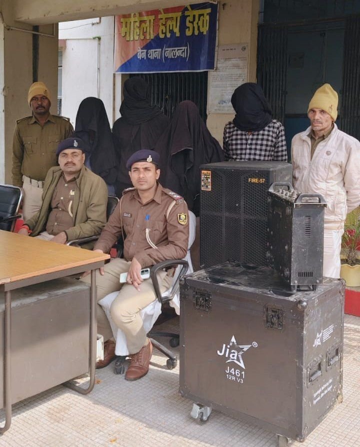 Successful solution of DJ theft case in Ben police station area