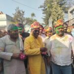 Holi gathering in Barah on Nitish Kumar's 75th birthday, public representatives participated