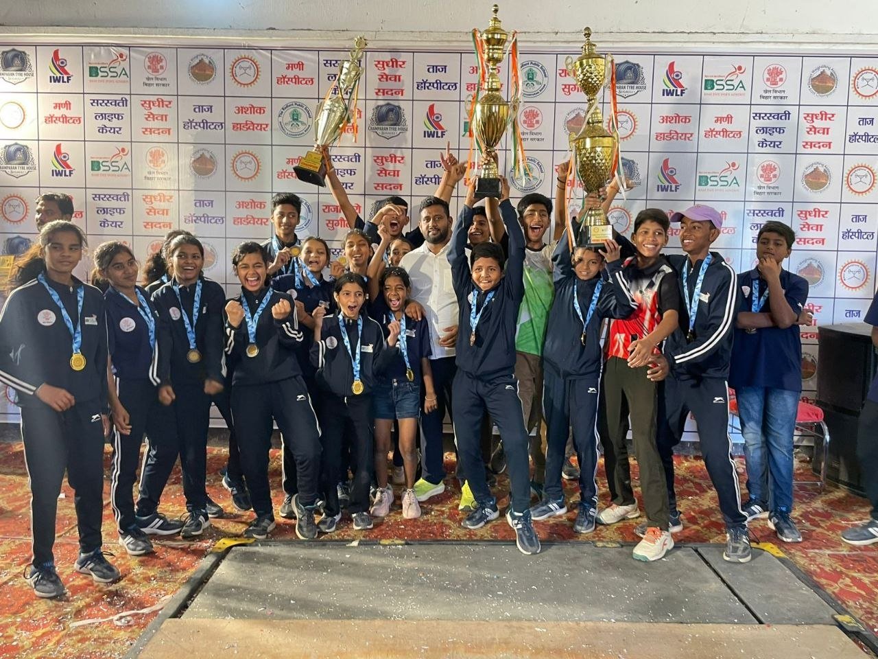 Athletes from Jehanabad won all three titles at the Cadet Weightlifting State Championship.