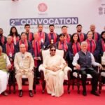 The President of India attended the second convocation ceremony of Nalanda University.