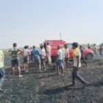 Wheat Crop Catches Fire Due to Short Circuit; 11 Bighas and 12 Kattas of Crop Reduced to Ashes