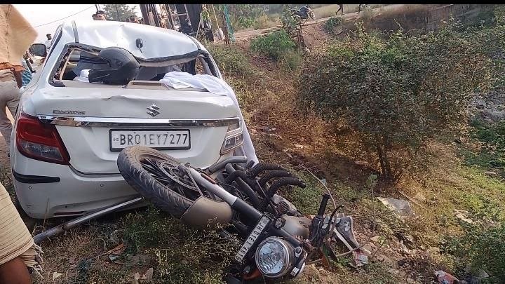 Speeding Car Wreaks Havoc on NH-20: One Dead, Two Injured