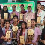 A grand Pratibha Samman ceremony was organised at Student Point Vishal Sir Bihar Sharif, 65 meritorious students were honoured.