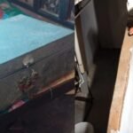 Theft incident captured on CCTV, thieves escaped with cash and mobile phone from a house in Surajpur village.