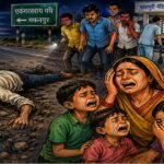 Father returning from work trampled to death, five children in grief