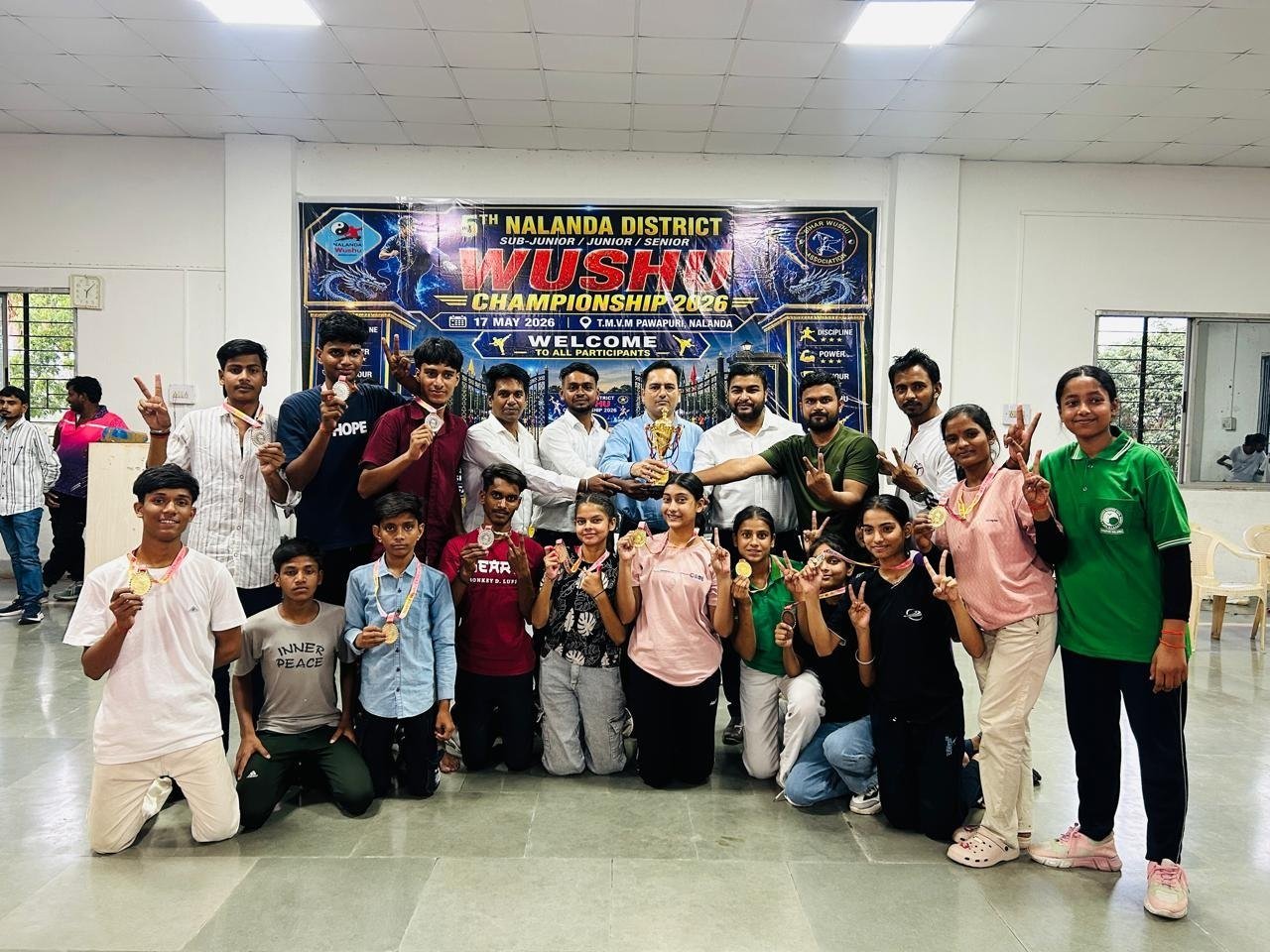 Athletes Shine at District-Level Wushu Competition; 41 Gold Medals Awarded