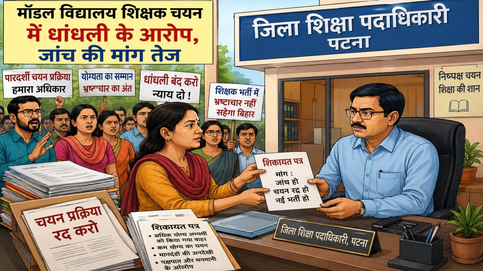 Allegations of Rigging in Model School Teacher Selection; Demands for Investigation Intensify