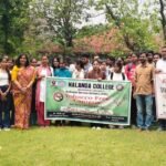 Students at Nalanda College took a collective pledge to build a tobacco-free society.