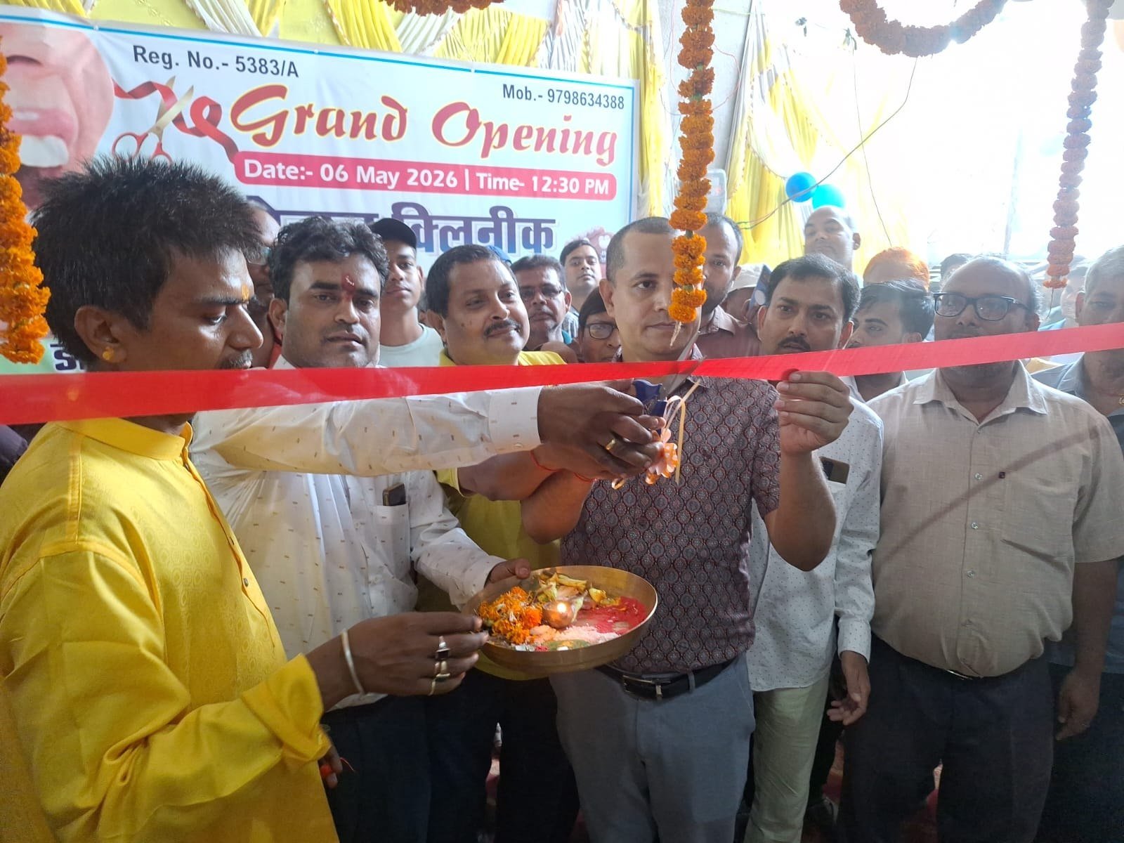 Grand Inauguration of Prasad Dental Clinic, Equipped with Modern Amenities, in Naisarai