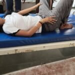 A young woman was seriously injured after being hit by an unknown vehicle and was admitted to Hisua PHC.