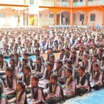 Children's Parliament oath-taking ceremony concluded at Saraswati Vidya Mandir; students assumed leadership responsibilities.