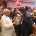 Nitish Kumar returns to his ancestral home after 40 years and receives a grand welcome in Madhopur-Sabanhua, Harnaut.