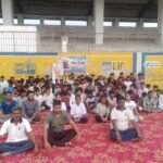 Mass yoga practice in Harnaut on International Yoga Day, youth took the pledge of healthy life