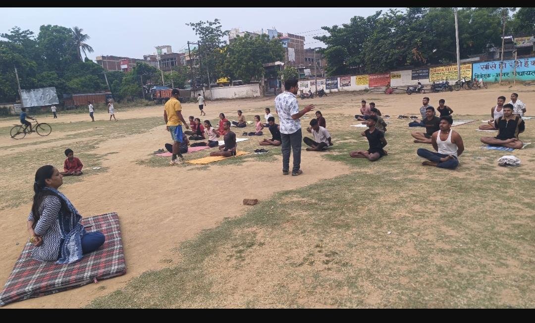 Enthusiasm overflowed in Chandi on International Yoga Day, players and youth took a pledge for a healthy India