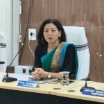 Newly appointed DM Chiring Y Bhutia took charge and took a detailed review of the work progress of all departments.