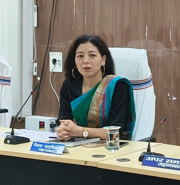 Newly appointed DM Chiring Y Bhutia took charge and took a detailed review of the work progress of all departments.