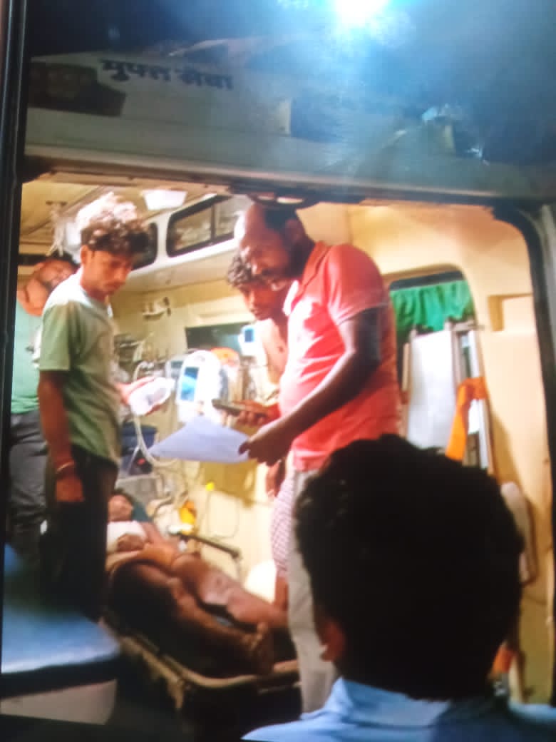 Another major accident during the construction of Jehanabad Sadar Hospital: Worker falls from the third floor, serious questions raised on security arrangements