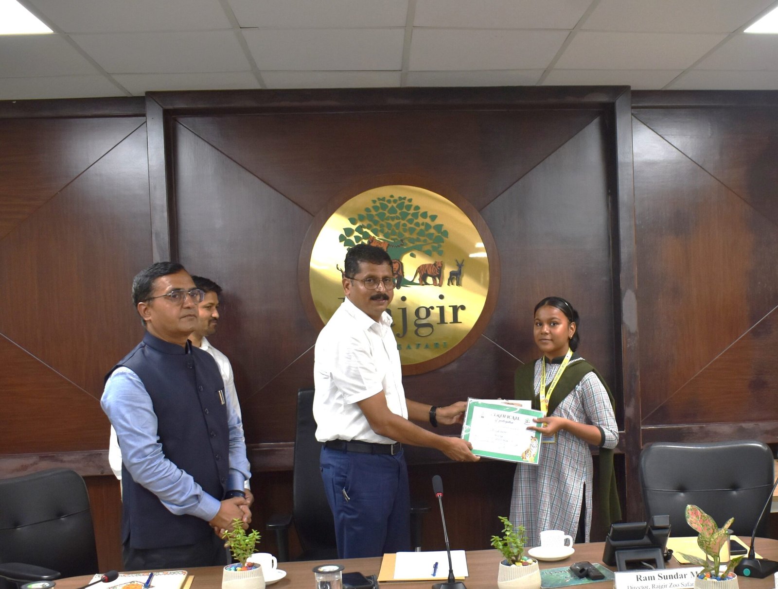 Campaign to save tigers intensifies, grand event and felicitation ceremony held at Rajgir Zoo Safari