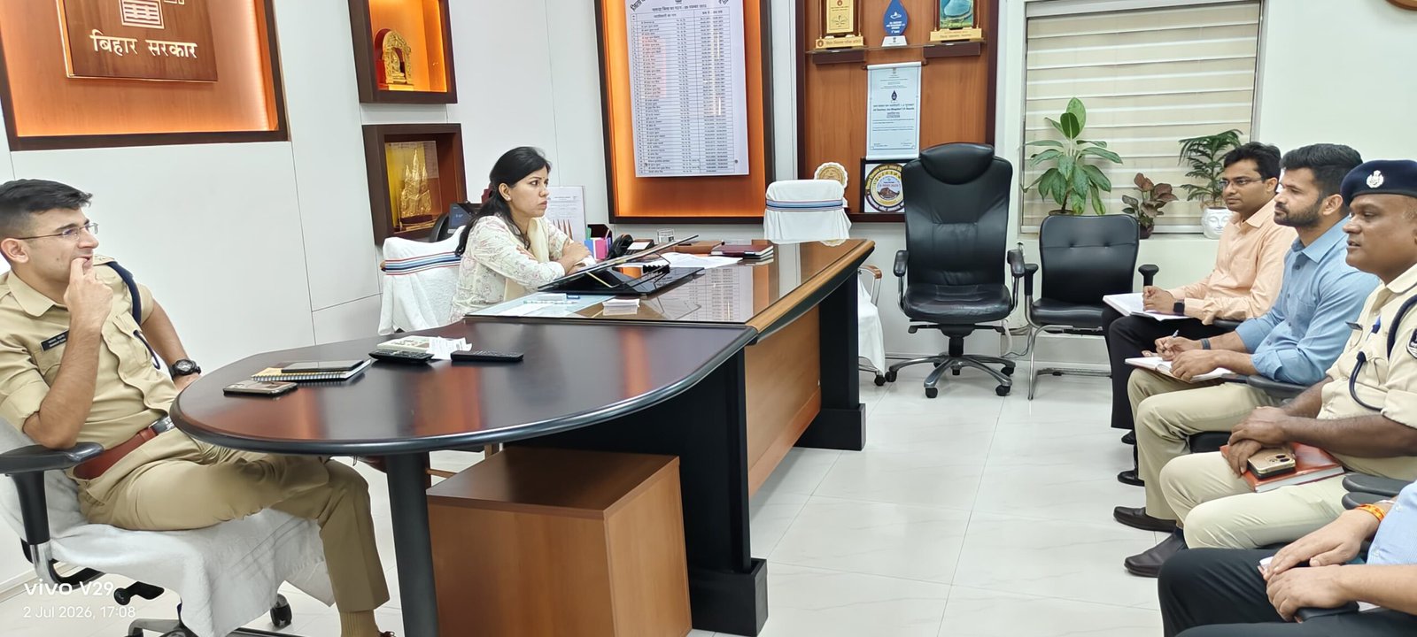 Preparations to improve Bihar Sharif's traffic system before the rains, DM-SP gave strict instructions.