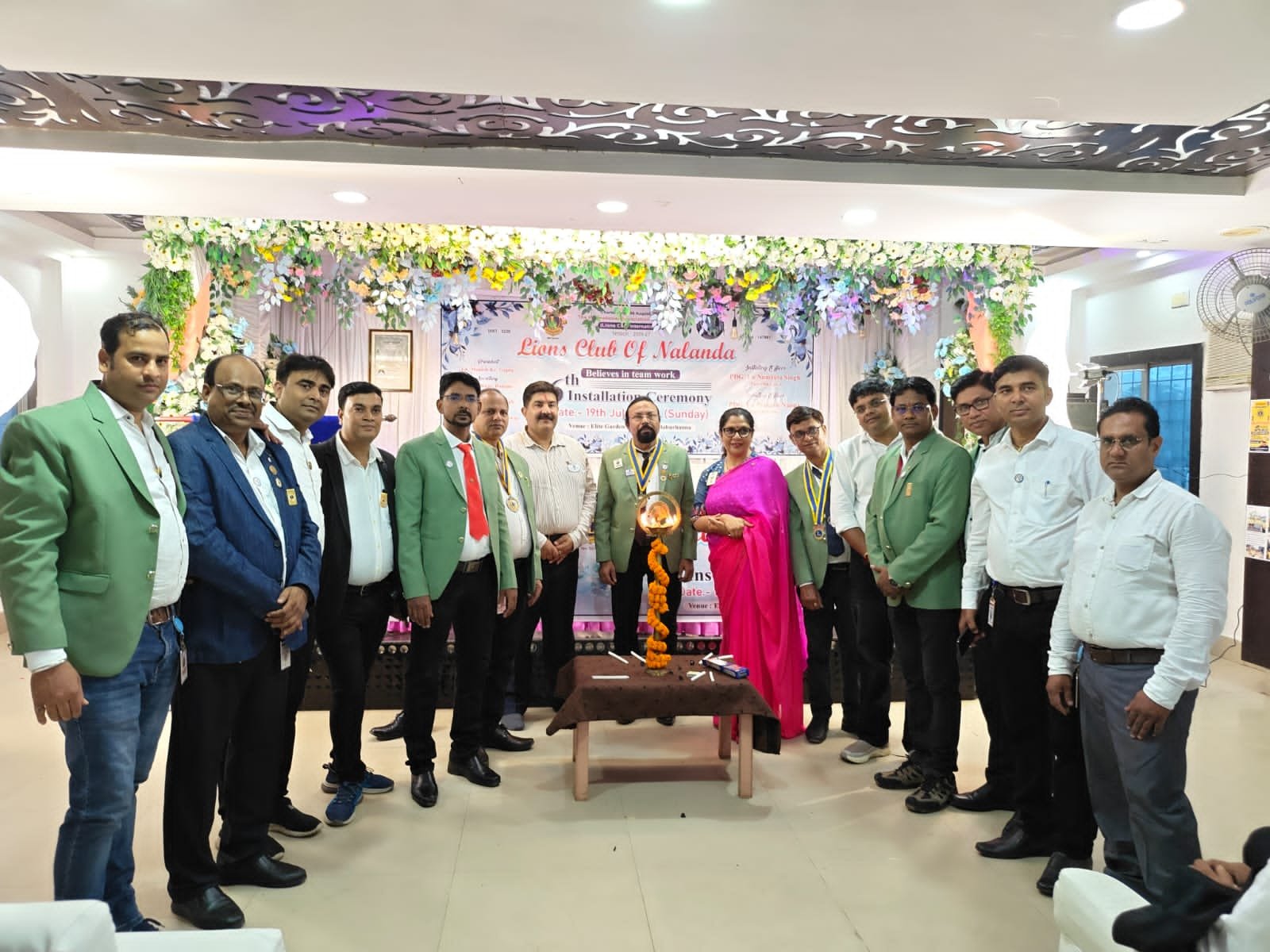 At the sixth installation ceremony of the Lions Club of Nalanda, a new team assumed responsibility and pledged new social service.