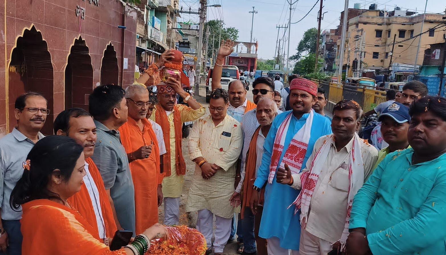 On the 650th birth anniversary of Saint Ravidas, the holy Kalash reached Jehanabad, and a pledge was taken for social harmony.