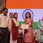 Priya Bharti of Chhabilapur won the Har Ghar Tiranga programme and secured first place in the district debate competition.