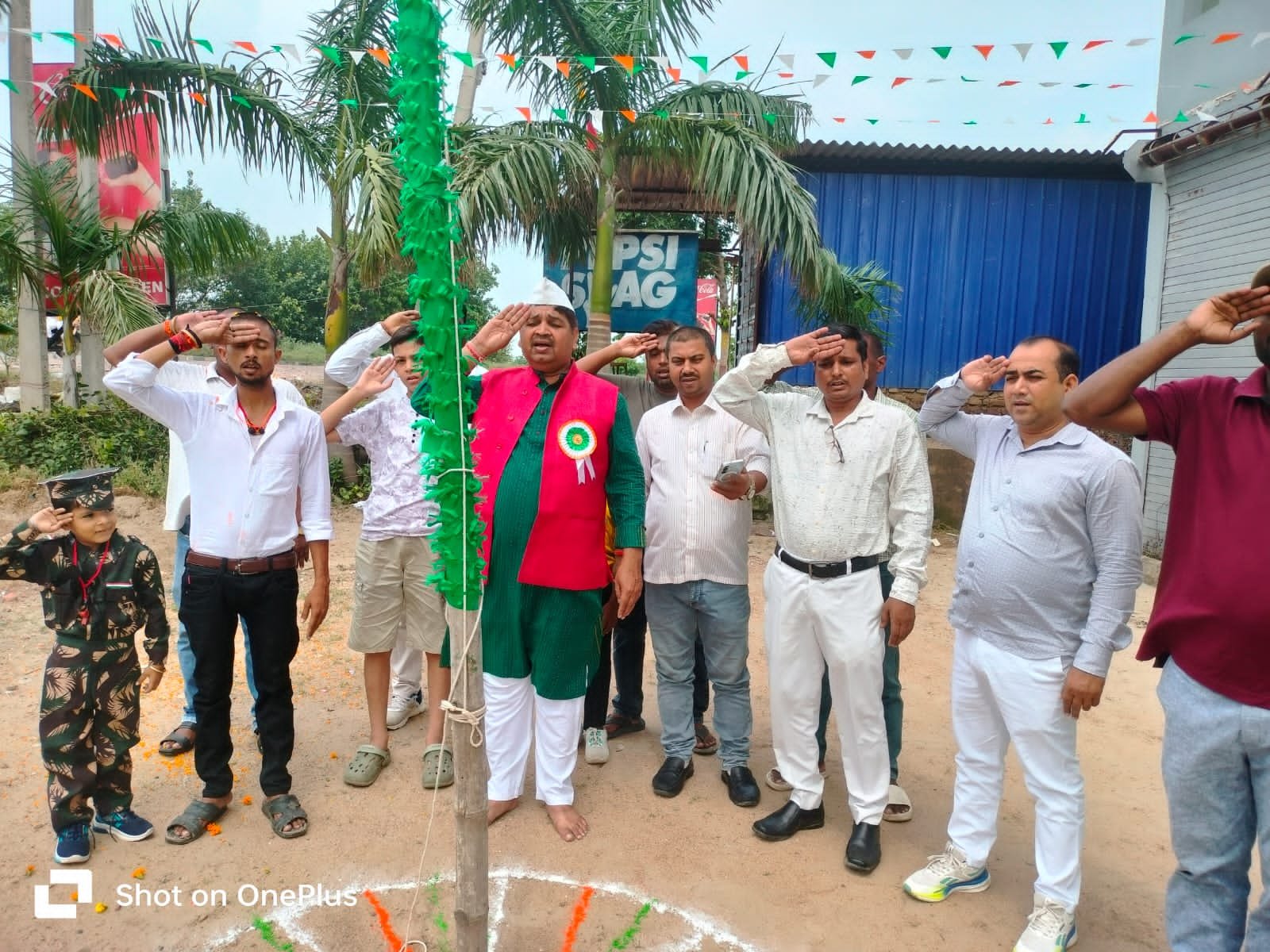 The tricolor was hoisted with pride at Gautam School of Medical and Allied Sciences, paying tribute to the sacrifices of the martyrs.