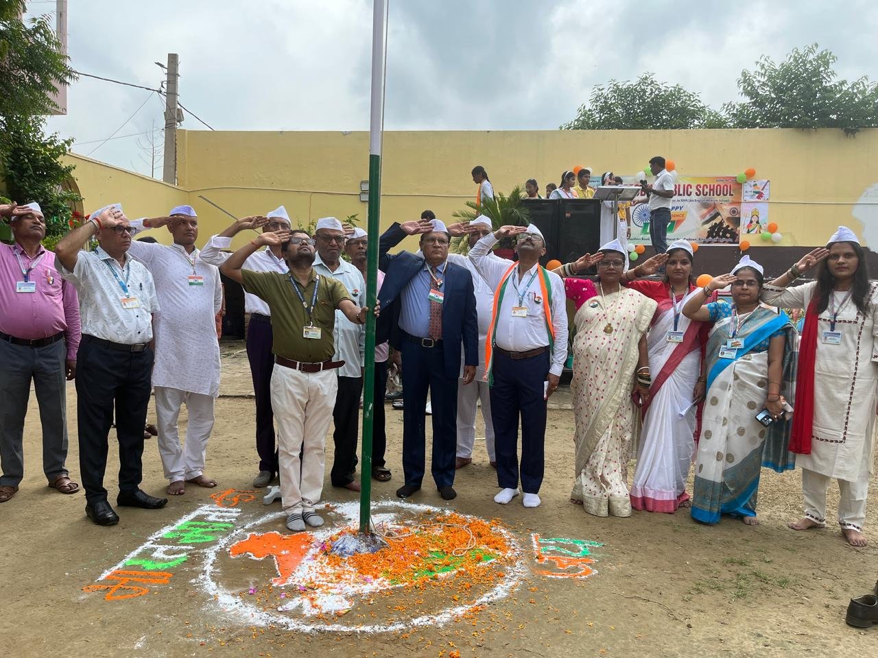 Patriotic slogans resounded at Daffodil School, students' brilliant performances enthralled the audience.