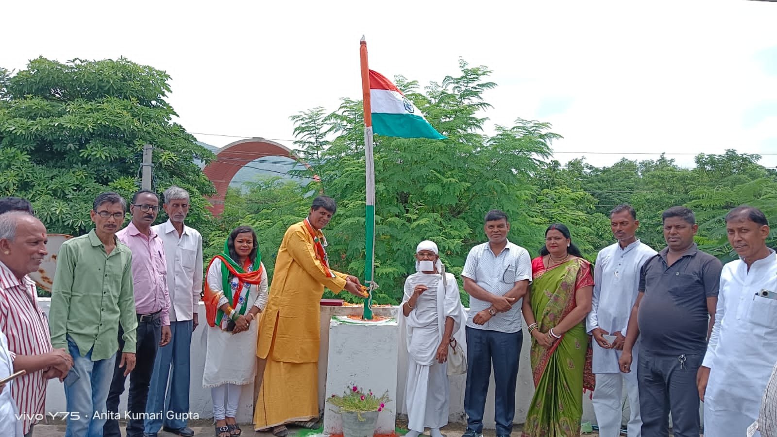 Independence Day celebrations were coloured with patriotism at the Sarvadharma Satsang Kendra.