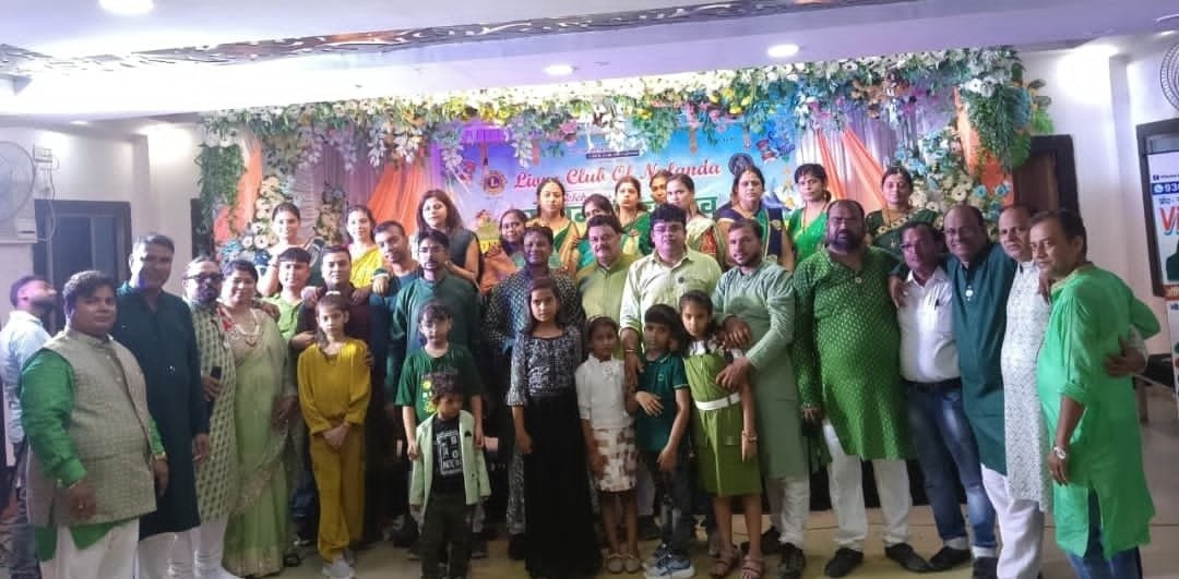 The evening of Sawan was decorated with greenery, Lions Club distributed the gift of happiness.