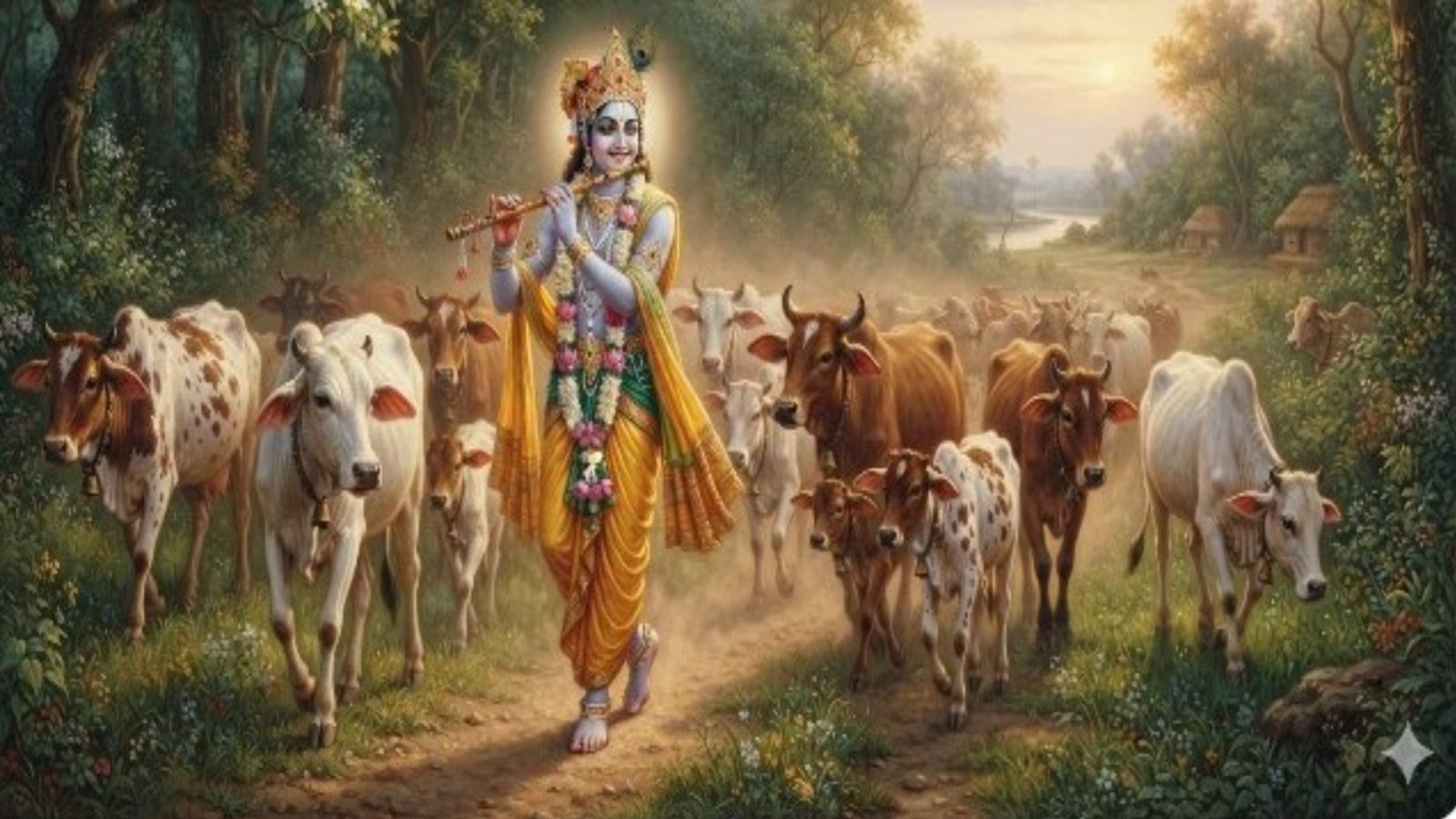 A profound message of environmental conservation lies hidden in the life of Shri Krishna.