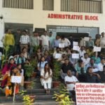 Fierce protest at Aryabhatta Knowledge University; slogans of "Pawan Kumar Sinha, resign" were raised.