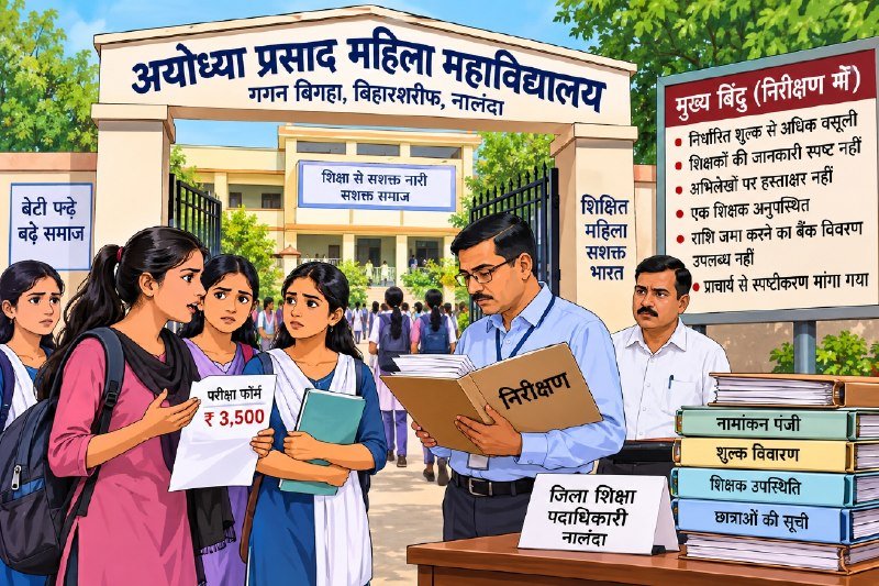 Inspection reveals college's arbitrary conduct; DEO seeks explanation; action certain.
