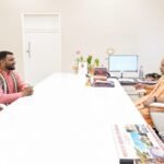 Initiative for the development of Jaymangalagarh Shaktipeeth: Prabhat Singh meets Yogi Adityanath.