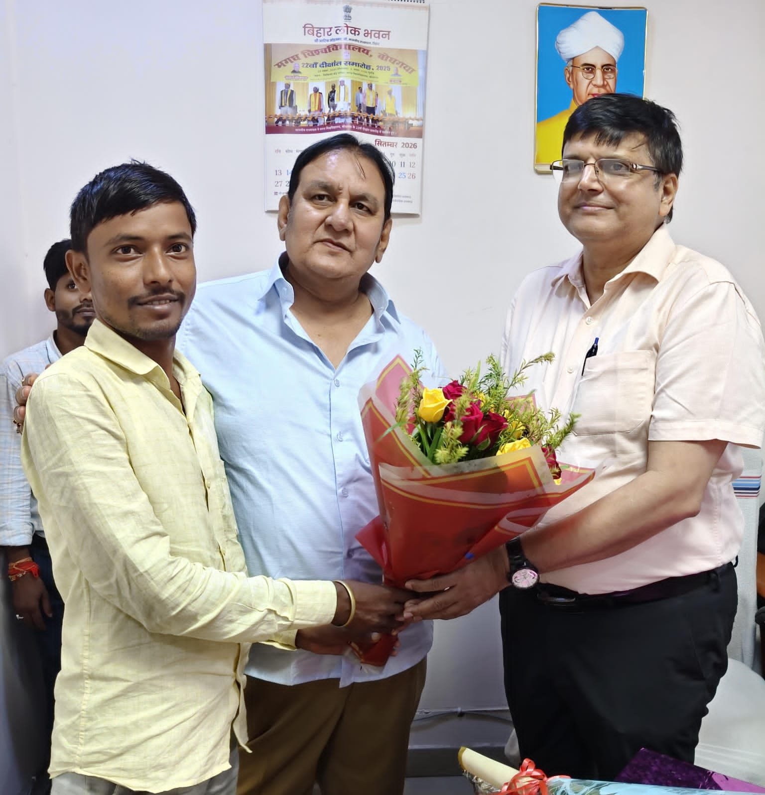 Student JDU appreciates the tenure of the former Controller of Examinations, wishes the newly appointed Controller of Examinations well for his new responsibility.