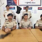 Police crackdown on illegal weapons in Nalanda; youth arrested with country-made pistol and two live cartridges