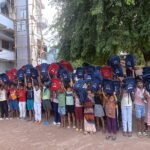 The dreams of 350 needy children found new support, Rotary Club Tathagata distributed school bags.